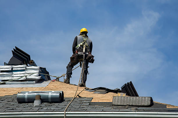 Professional Flat Roof Repair technician working in Cannon Falls, MN